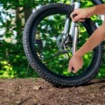 Mini Bike Pump Portable Bicycle Tire Inflator Ball Air Pump W/ Mount Frame For Mountain Road Bike - Image 5