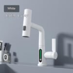 Intelligent Digital Display Faucet Pull-out Basin Faucet Temperature Digital Display Rotation - Image 9