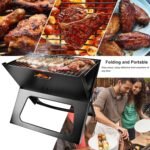 Foldable BBQ Grill Portable BBQ Barbecue Grill Camping Garden Outdoor Travel For Camping Picnic RV Travel - Image 3