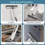 New Portable Self-NSqueeze Mini Mop, Lazy Hand Wash-Free Strong Absorbent Mop Multifunction Portable Squeeze Cleaning Mop - Image 2