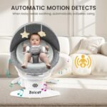 Baby Swing For Infants With Motion Detection, Electric Baby Swing With 3 Swing Modes, 12 Lullabies  5-Speeds - Image 7