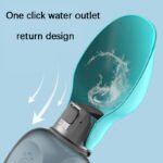 800ml Dogs Water Bottle Portable High Capacity Leakproof Pet Foldable Drinking Bowl - Image 6