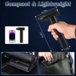1Set Compressed Air Duster Brushless Motor 250000RPM Stepless Variable Speed 1WmAh Battery Cordless Dust Blower Vacuum Cleaner Portable Jet Dry Blower For PC Keyboard Car Home - Image 10