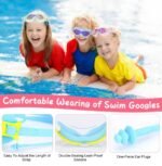 Kids Swim Goggles With Ear Plugs UV Protection Anti-Fog Leak Proof - Image 3