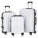 3-in-1 Multifunctional Large Capacity Traveling Storage Suitcase White - Image 5