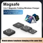 Folding Magnetic Suction Wireless Charger 3-in-1 - Image 4