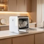 Portable Countertop Mini Dishwasher, 1.6 Gal Water Tank, 5 Wash Programs, Air-Dry Function - Image 4