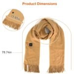Electric Heated Winter Scarf USB Heating Neck Wrap Unisex Heated - Image 6