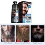Beard Hair Color Shampoo For Men,Natural Permanent Beard DyeShampoo, Colors Hair In Minutes Long Lasting, 200ml, Black Hair DyeHaircare - Image 7