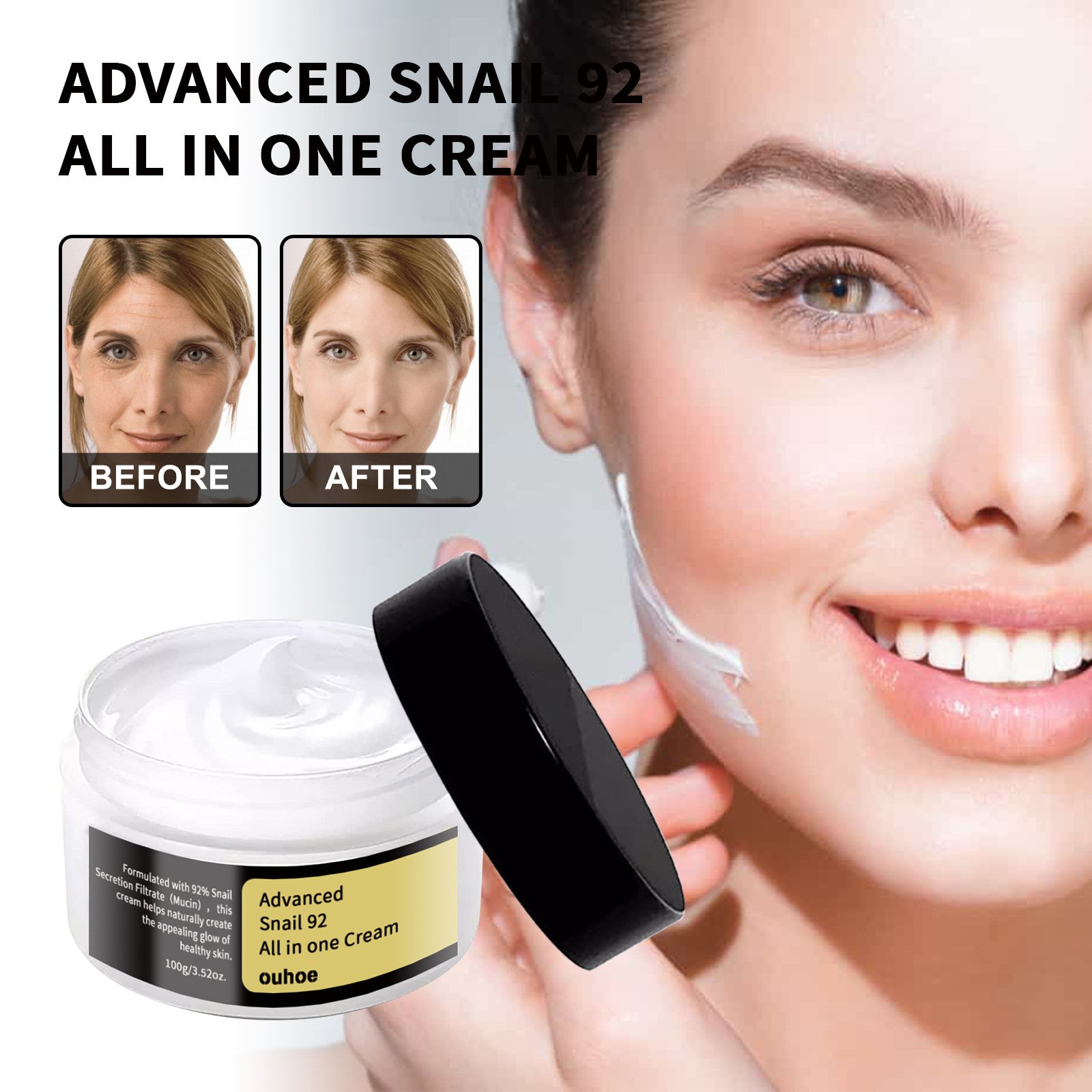 0dbd6d32-e4a5-4bae-8324-26dbfcfb0343.jpg Snail Cream Fading Wrinkle French Lines Replenishment Firming Skin Anti-Aging - Image 1