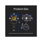 2pcs M5 Spotlight Ultra Bright LED Fog Lights, Headlights, Motorcycles, Cars, Projectors, Waterproof - Image 2