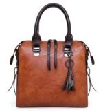 Multi-piece set New wave fashion handbag bag retro simple child bag shoulder bag Messenger bag - Image 6