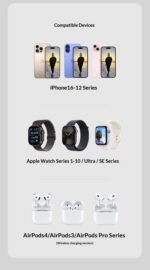 Three-in-one Magnetic Wireless Charger Phone Fast Charge Bracket - Image 4