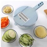 8 In 1 Mandoline Slicer Vegetable Slicer Potato Peeler Carrot Onion Grater With Strainer Vegetable Cutter Kitchen Accessories - Image 2