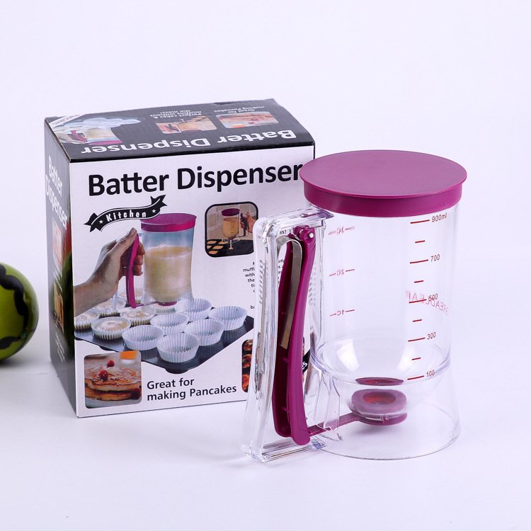 134e6039-b221-4afa-82b6-310928c87f99.jpg In Stock, There Are Multi-functional Separators For Batter Cups, Batter And Slurry Funnels, Handheld Hand-cranked Batter Cups - Image 1