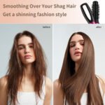 5 In 1 Hair Dryer Brush Kit, Blow Dryer Brush For Drying, Straightening, Volumizing, Curling And Styling Hair - 1000W - Gold - Image 3
