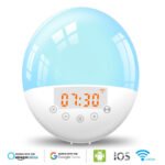 WiFi Voice Control Intelligent Alarm Clock, Sunrise Natural Wake-up Light - Image 5
