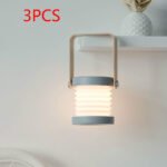 Foldable Touch Dimmable Reading LED Night Light Portable Lantern Lamp USB Rechargeable For Home Decor - Image 2