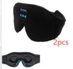 Wireless Bluetooth Stereo Music Eye Mask - Blackout Sleep Mask with Built-in Speakers for Side Sleepers Travel Relaxation - Image 3