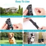 2 In 1 Wireless Electric Dog Fence Waterproof Pet Shock Boundary Containment System Electric Training Collar For Small Medium Large Dogs - Image 3