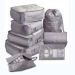 8-piece Set Luggage Divider Bag Travel Storage Clothes Underwear Shoes Organizer Packing Cube Bag - Image 4