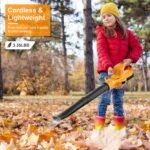 1Pc Cordless Leaf Blower Handheld Electric Battery Powered Air Blower Max 124MPH 300CFM With 2 Adjustable Speeds 2Pcs 18V 2000mA Battery And Charger For Yard Patio - Image 3