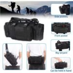 Universal Tactical Vehicle Back Seat Organizer With 3 Detachable Pouches-1 Set Of Bag - Image 2