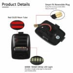2x RED OLED TUBE LED License Plate Light Lamp For 2005-15 Tacoma Tundra - Image 6