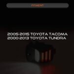 2x RED OLED TUBE LED License Plate Light Lamp For 2005-15 Tacoma Tundra - Image 8
