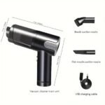 Wireless-silver Car Vacuum Cleaner Wireless Usb Charging Car Vacuum Cleaner Home Handheld Mini Desktop Vacuum Cleaner Portable - Image 3