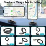 Mobile Phone Holder, Adjustable Magnetic Car Phone Holders - Image 7