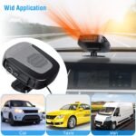 12V 150W Portable Car Auto Heater Heating Fan 2 In 1 Defroster Demister Windshield Heater Automotive Cooling Fan - Image 5