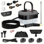 Handheld Steam Cleaner, Steamer For Cleaning, 2500W Pressurized Steam Cleaner With 1.2L Water Tank And 12 Attachments, - Image 7