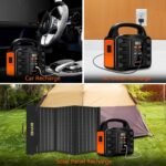 150W Portable Power Station, 155Wh 42000mAh Outdoor Solar Generator 110V AC DC Port, Used For Home Backup, Outdoor RV Camping - Image 3