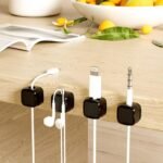Magnetic Cable Clip Under Desk Cable Management Adjustable Cord Holder Wire Organizer And Cable Management Wire Keeper - Image 2