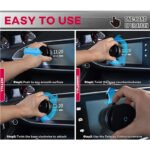 Car Phone Holder, Upgraded 360Adjustable Vacuum Suction 20X  Magnets - Image 3