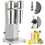 Milkshake Maker Kit, Stainless Steel Electric Milkshake Maker, 180W Milkshake Machine, Double Head Classic Milkshake Maker With 800ml Cup