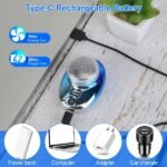 Portable Electric Shaver With LED Digital Display Type-C Rechargeable Electric Razor For Men Electric Beard Trimmer For Home Office Travel Car - Image 2