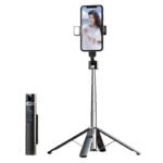 Quadrupod Double Fill Light Mobile Phone Bluetooth-compatible Selfie Stick - Image 9