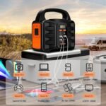 150W Portable Power Station, 155Wh 42000mAh Outdoor Solar Generator 110V AC DC Port, Used For Home Backup, Outdoor RV Camping - Image 5
