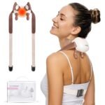 1Pc Human Like Neck Massager With Heat Cordless Neck Massager For Pain Relief Deep Tissue Shiatsu Massager For For Neck Shoulders Back Legs