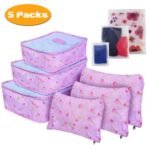 9Pcs Set Clothes Storage Bags Water-Resistant Travel Luggage Organizer Clothing Packing Cubes For Blouse Hosiery Stocking Underwear - Image 10