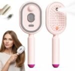 Electric Spray Massage Hair Brush,300 MAh Electric Steaming Massage Hair Care Brush, Rechargeable Detangling Electric Steam Brushs For Hair For Reduce Frizz, Nourishes Hairs, Anti-Static - Image 4