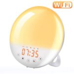 WiFi Voice Control Intelligent Alarm Clock, Sunrise Natural Wake-up Light - Image 7
