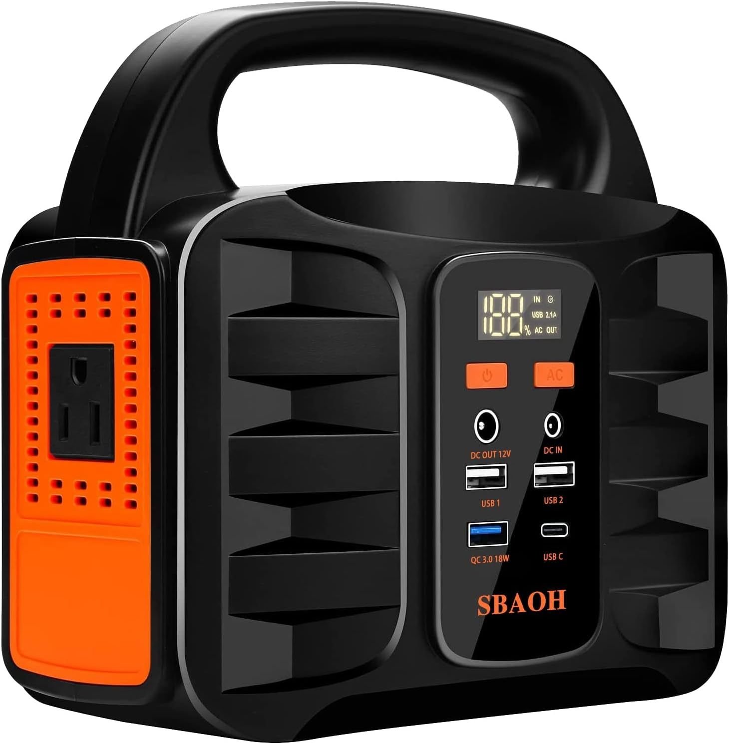 25b8b2a5-03c6-4bc6-a6e4-ce61d0a707d4.jpg 150W Portable Power Station, 155Wh 42000mAh Outdoor Solar Generator 110V AC DC Port, Used For Home Backup, Outdoor RV Camping - Image 1