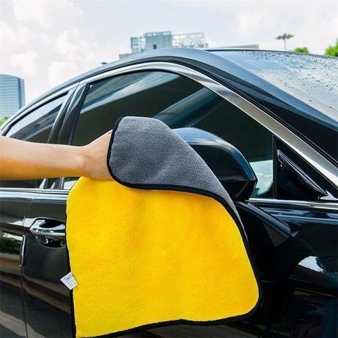 2746731094485.jpg Two-color Couble-sided Car Dual-use Cleaning Car Wash Towel - Image 1