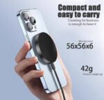 IPhone 17 Pro Pro Max Wireless Charger 15W Magnetic Wireless Fast Charging, Compatible With IPhone 12, 13, 14, 15, 16, And 17 Pro, Pro Max Series Models - Image 2