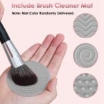 4 In 1 Electric Makeup Brush Cleaner USB Powered Automatic Brush Blender Machine With Timer Digital Display Cleaning Drying - Image 9