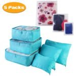 9Pcs Set Clothes Storage Bags Water-Resistant Travel Luggage Organizer Clothing Packing Cubes For Blouse Hosiery Stocking Underwear - Image 2