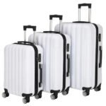 3-in-1 Multifunctional Large Capacity Traveling Storage Suitcase White - Image 6